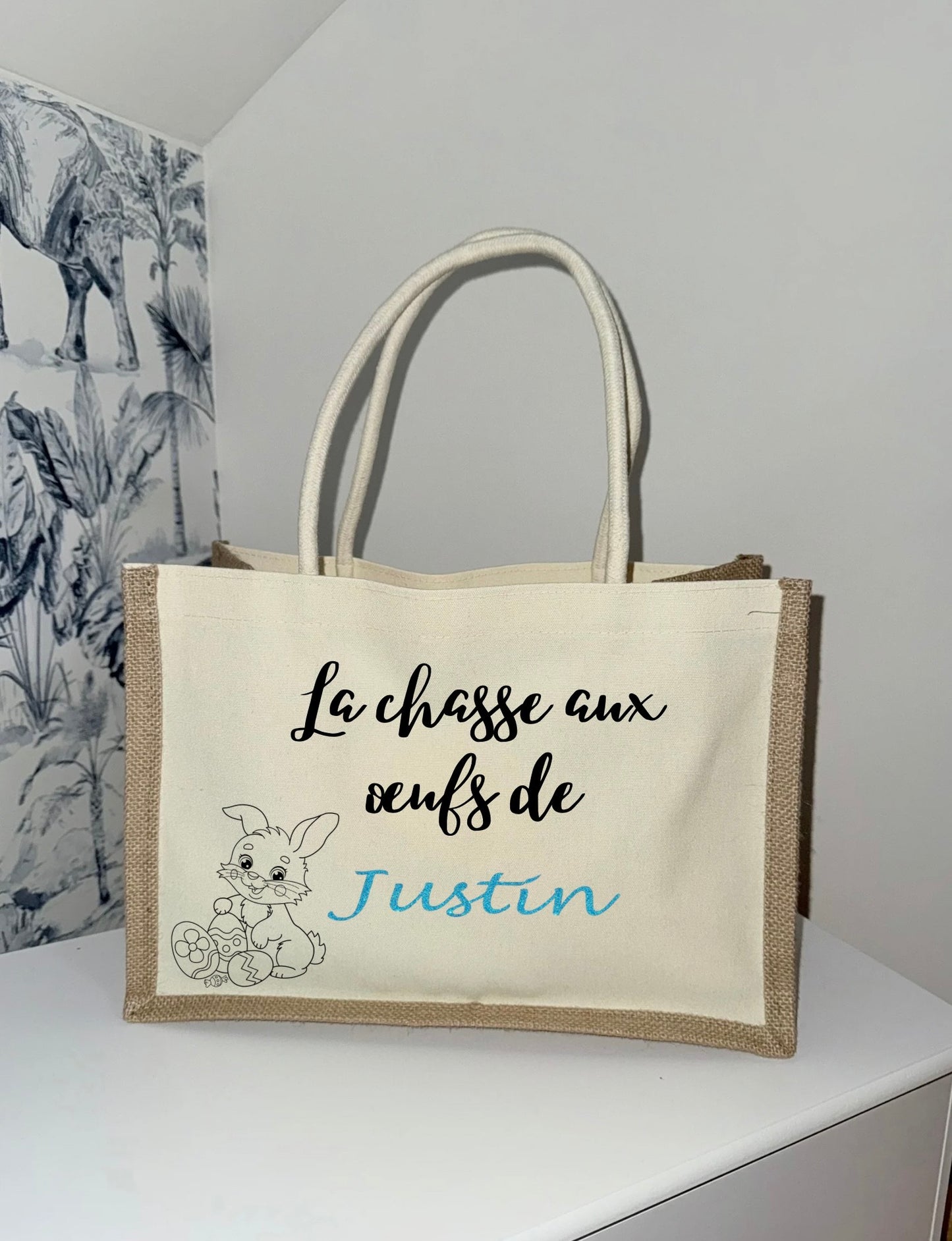 Sac en jute - Pâques
