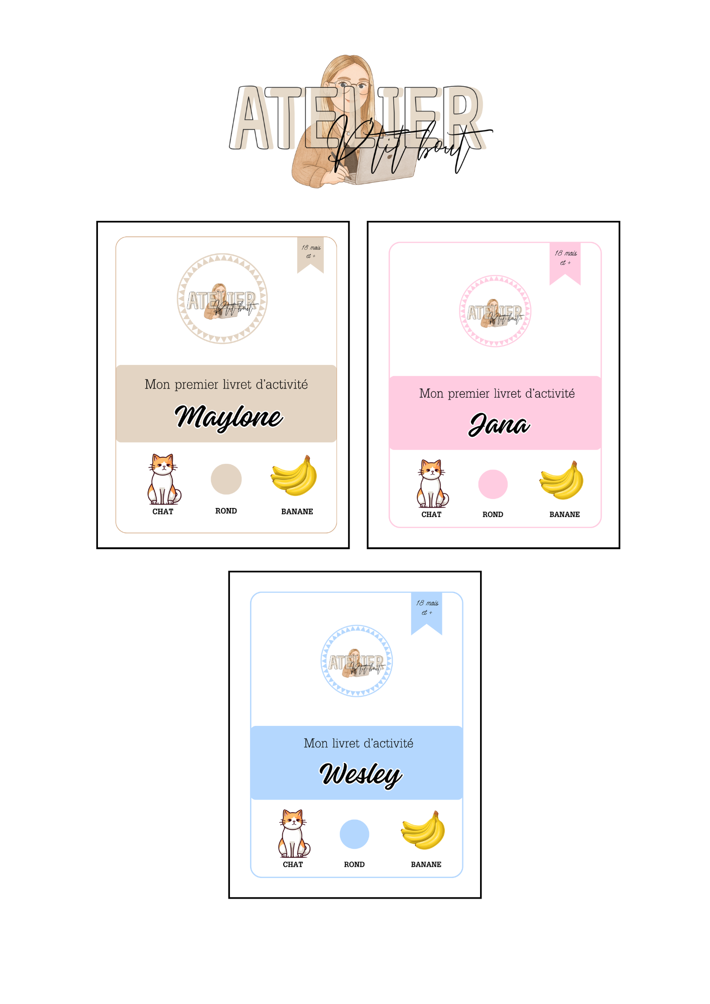 Livret d'activité 18 mois et +