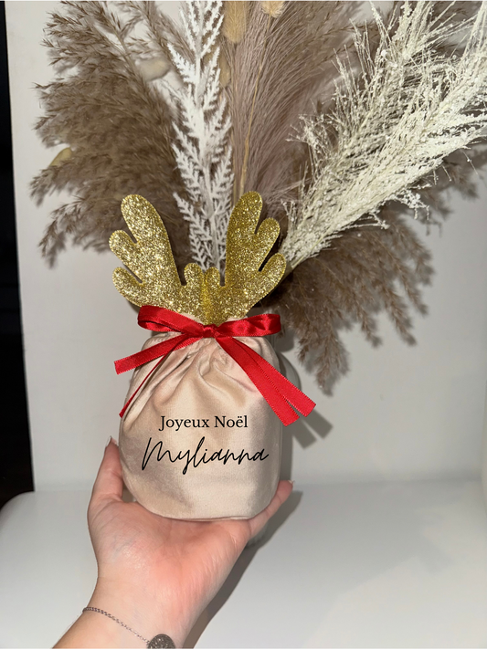 Pochon de Noël personnalisé