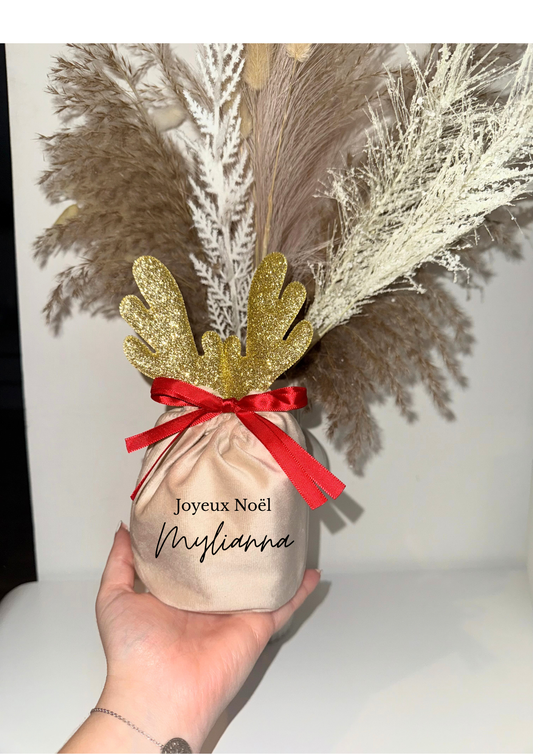 Pochon de Noël personnalisé