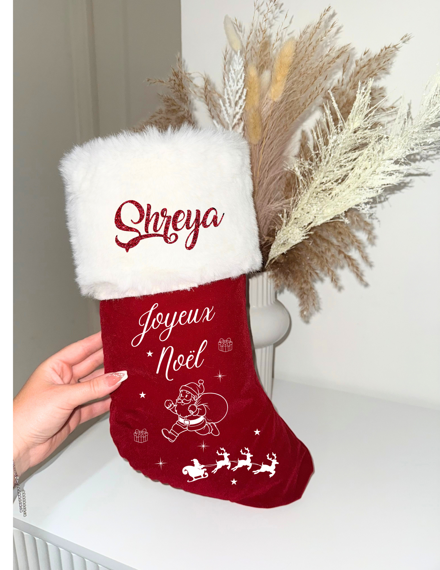 Chaussette de Noël personnalisée