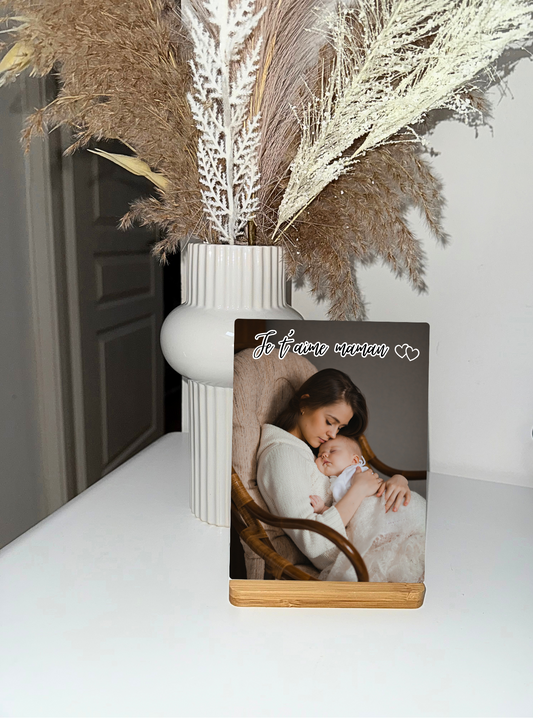 Plaque personnalisée "Je t'aime maman"