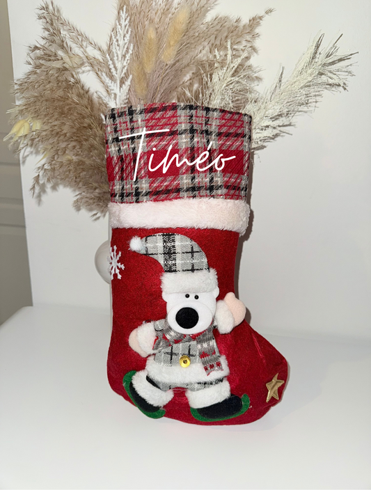 Chaussette de Noël personnalisée
