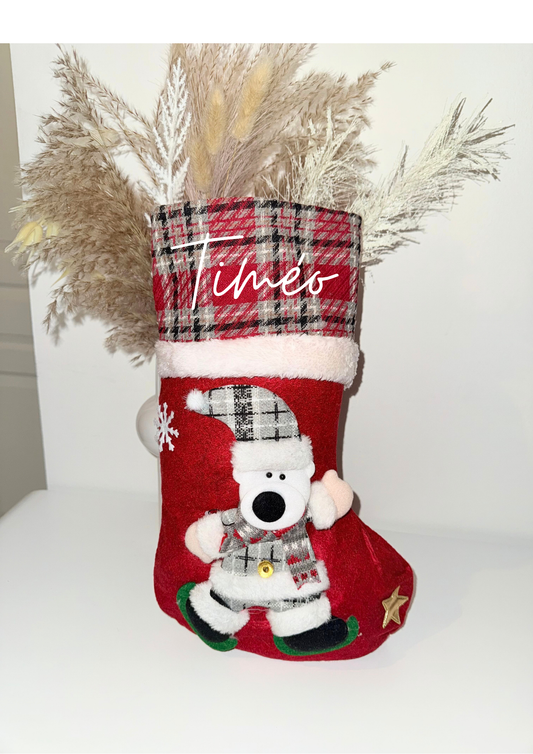 Chaussette de Noël personnalisée