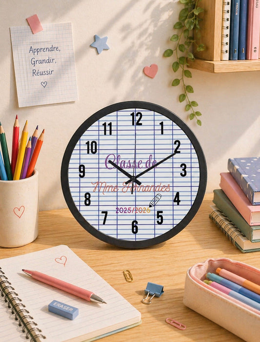 Horloge personnalisée