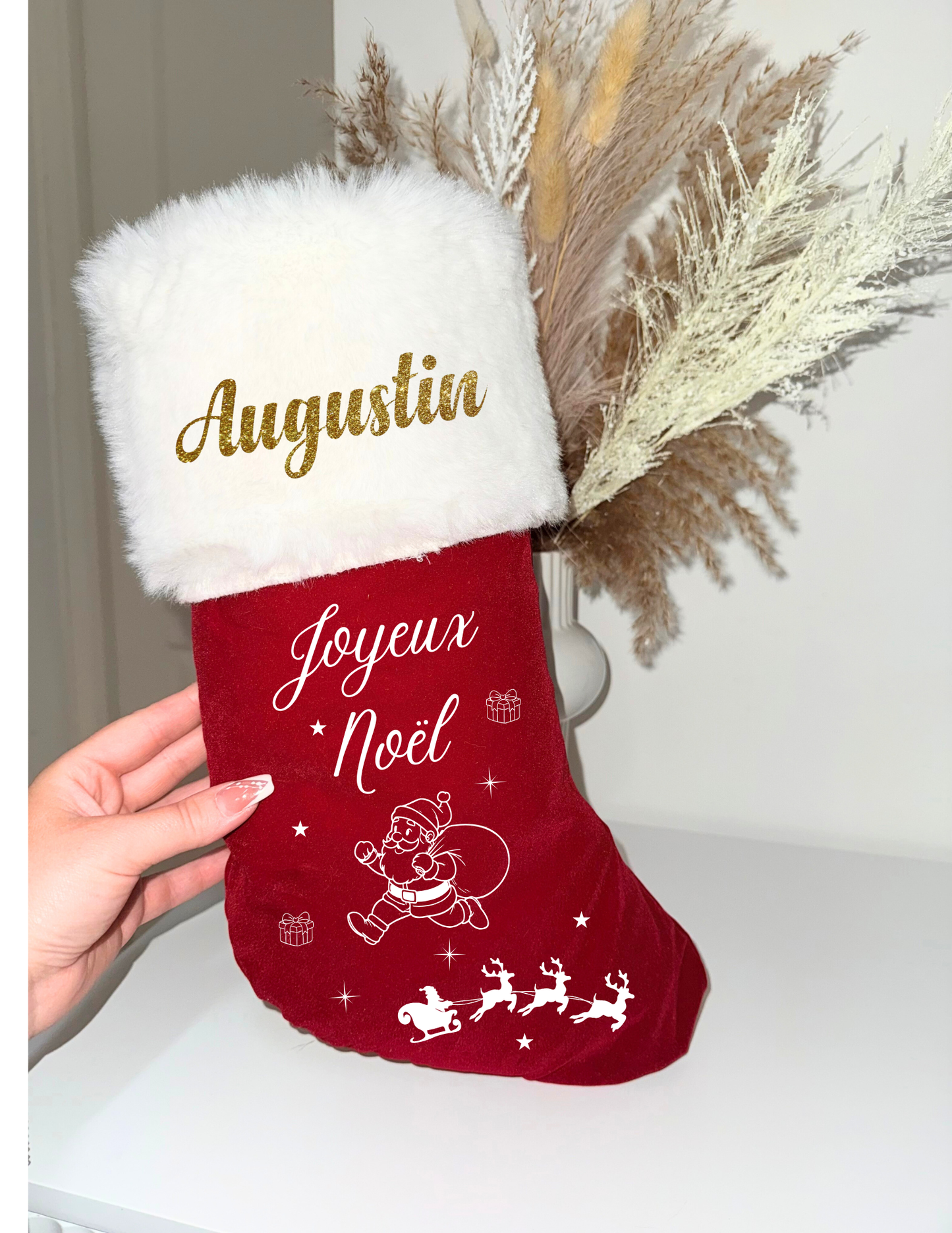 Chaussette de Noël personnalisée