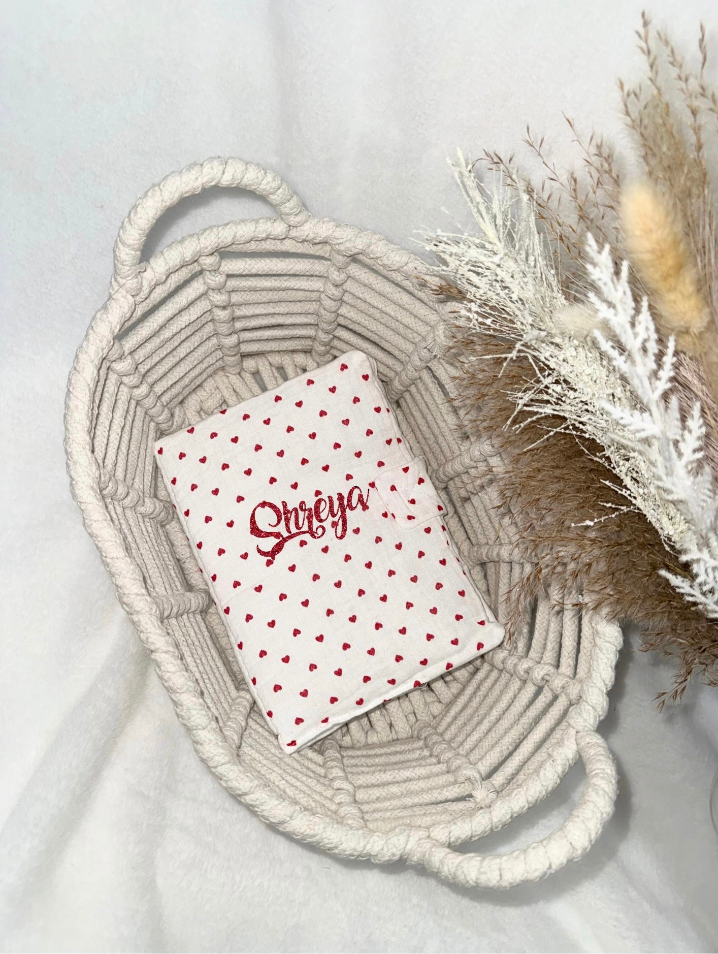 Protège carnet de santé - Coeurs