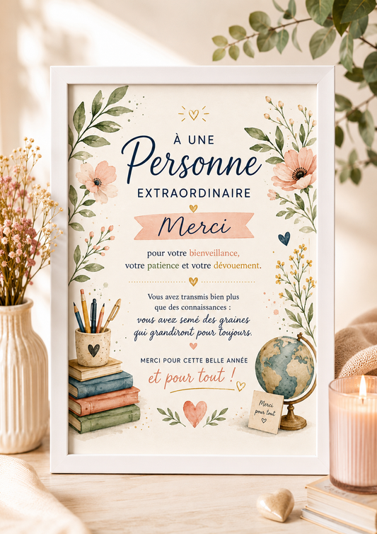 Cadre personnalisé