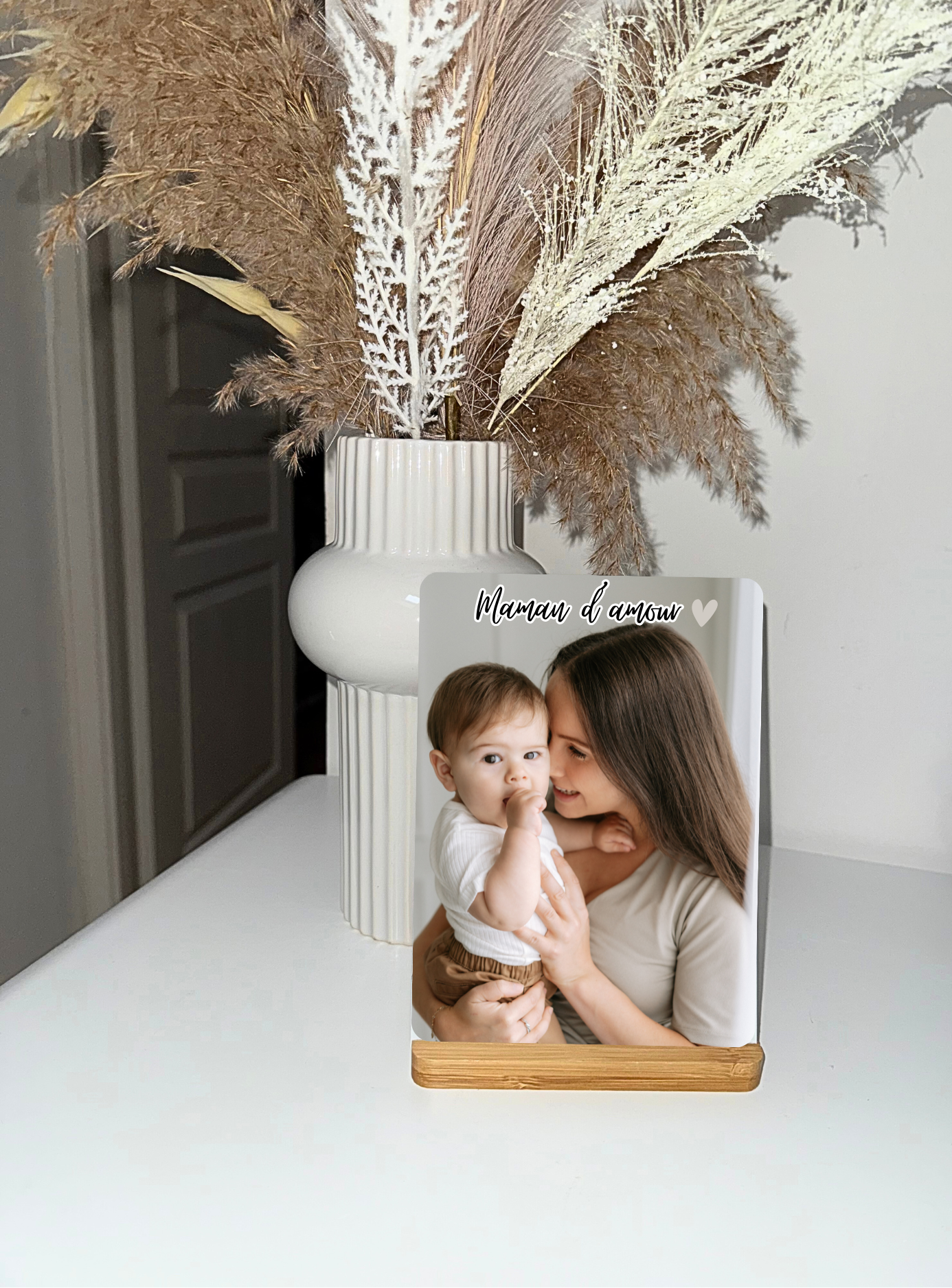 Plaque personnalisée "Maman d'amour"