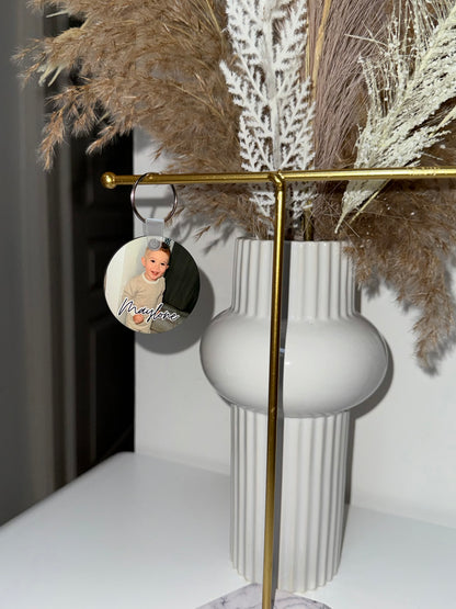 Porte-clés avec photo - Rond