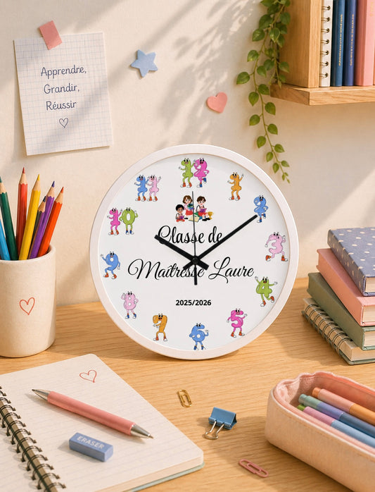 Horloge personnalisée
