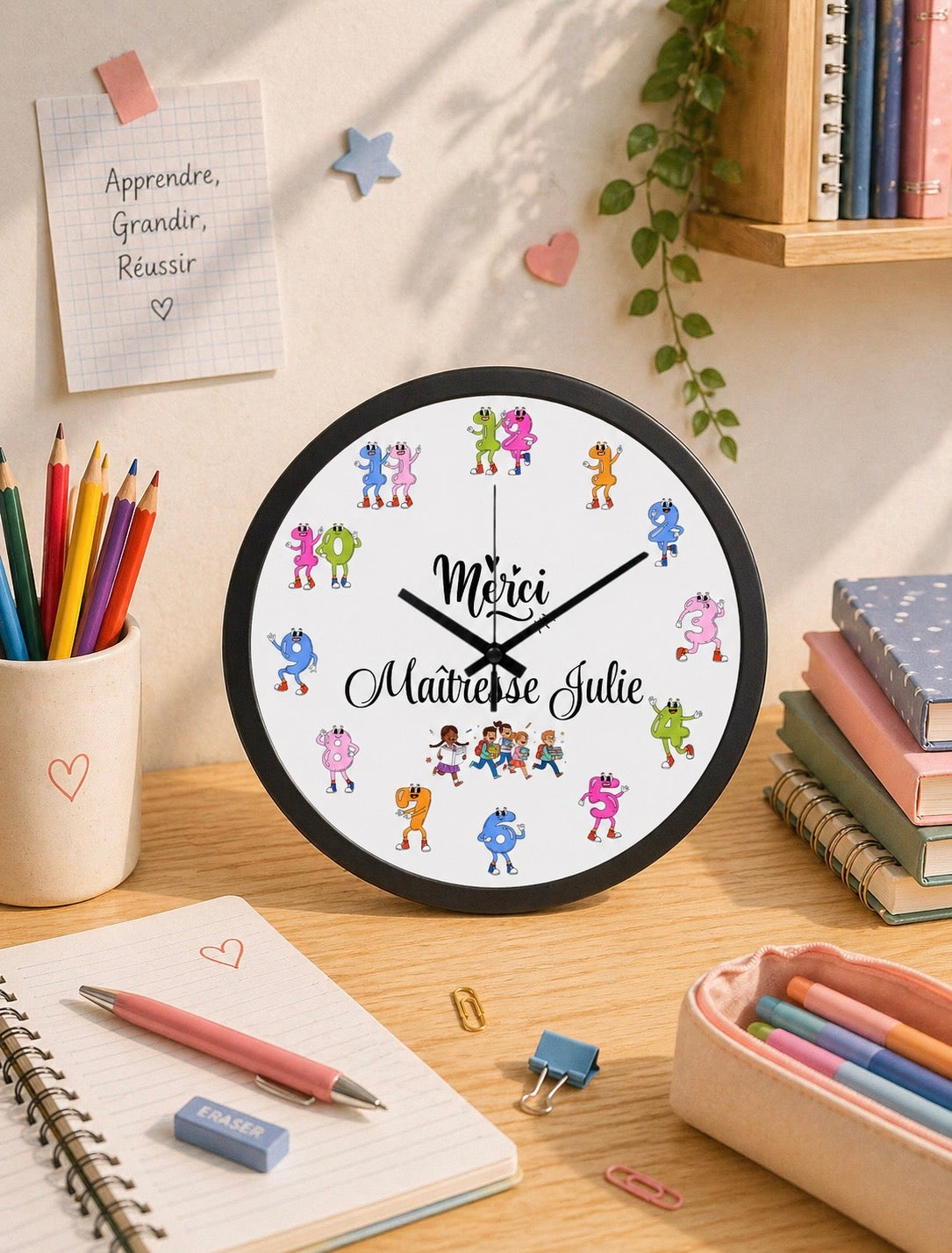 Horloge personnalisée