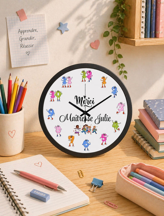 Horloge personnalisée