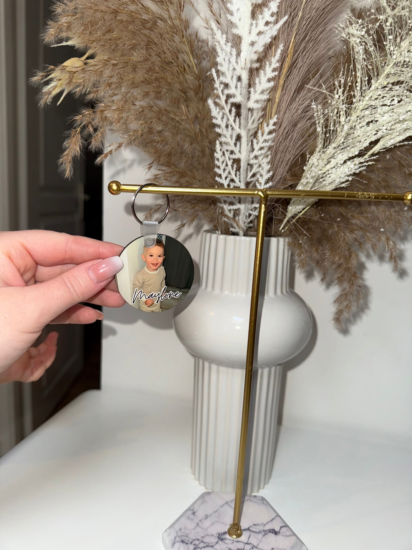 Porte-clés avec photo - Rond