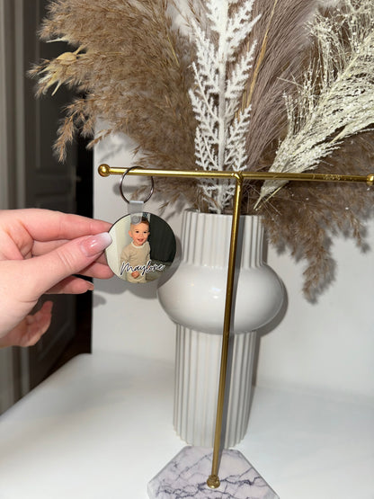 Porte-clés avec photo - Rond