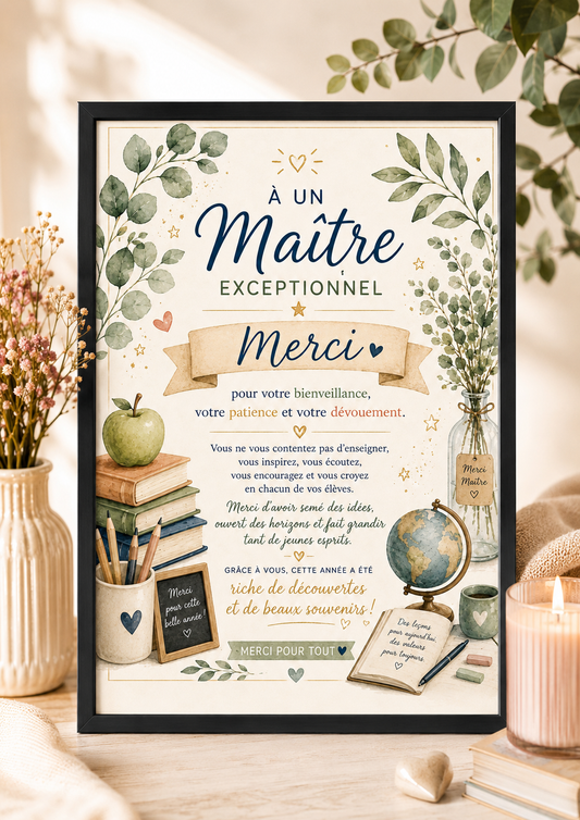 Cadre « Maître »