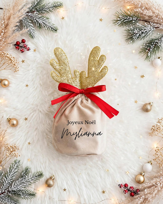 Pochon de Noël personnalisé