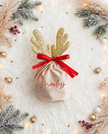 Pochon de Noël personnalisé