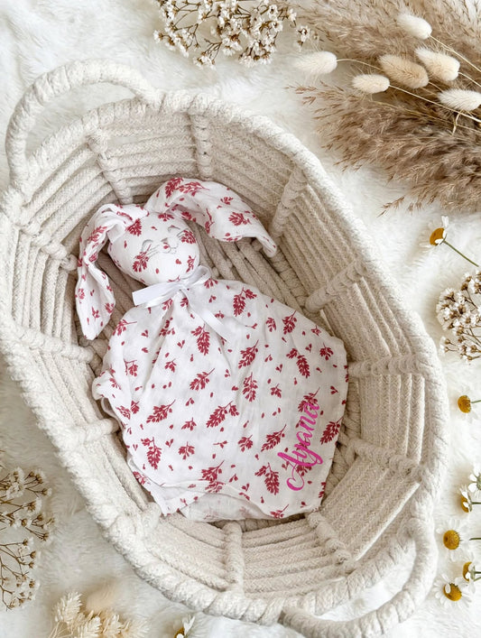 🌿Doudou fushia - Feuilles🌿