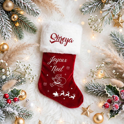 Chaussette de Noël personnalisée