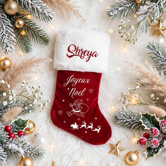 Chaussette de Noël personnalisée