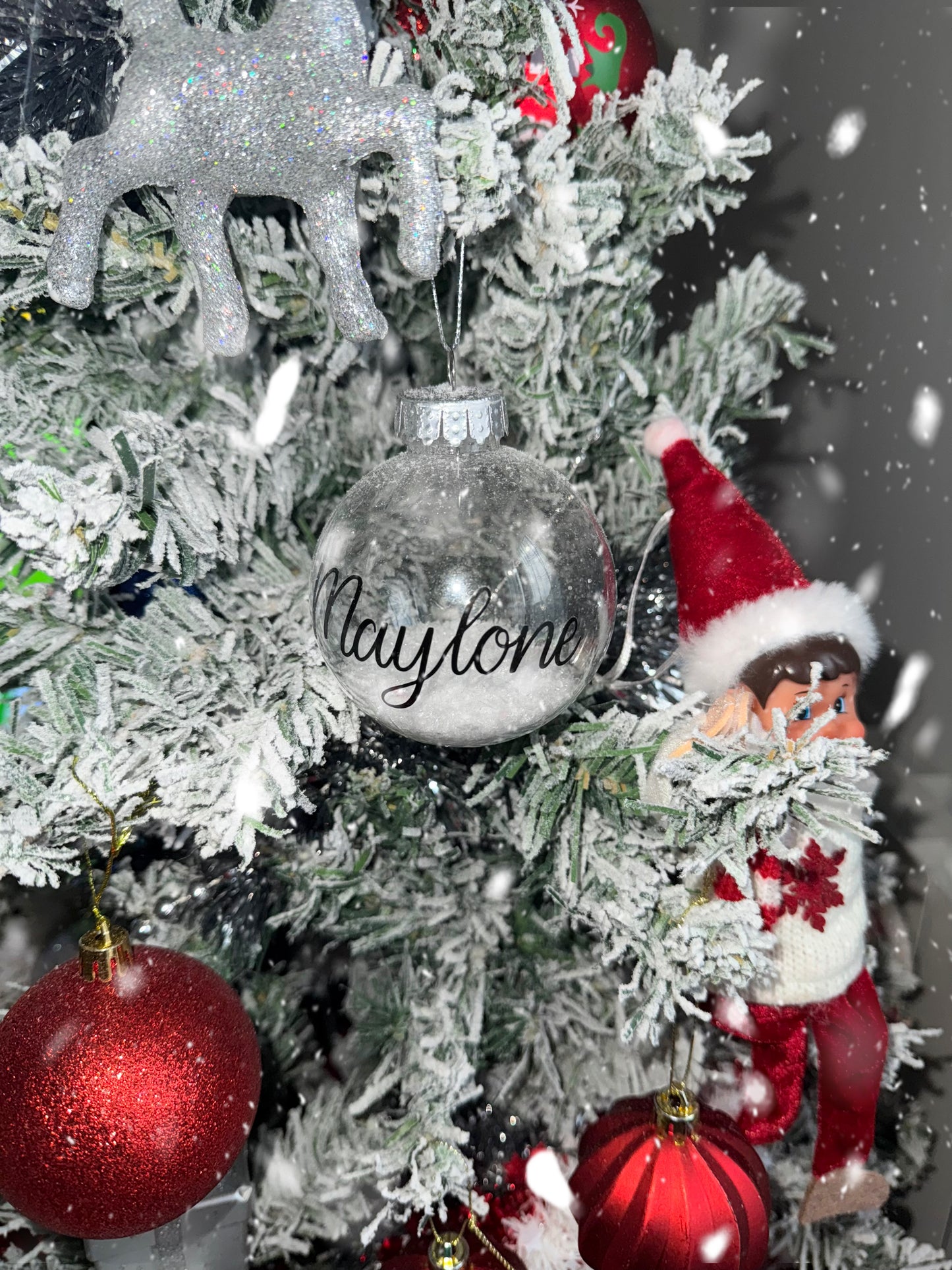Boule de Noël avec prénom