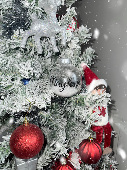 Boule de Noël avec prénom