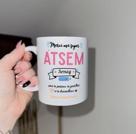 Tasse personnalisée - Atsem